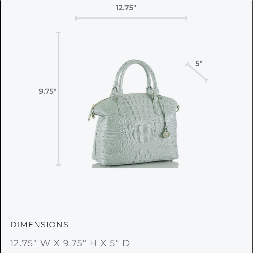 Brahmin Duxbury Satchel Sea Glass Melbourne - Picture 8 of 8